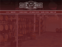 Tablet Screenshot of hudsonstreetwineries.com